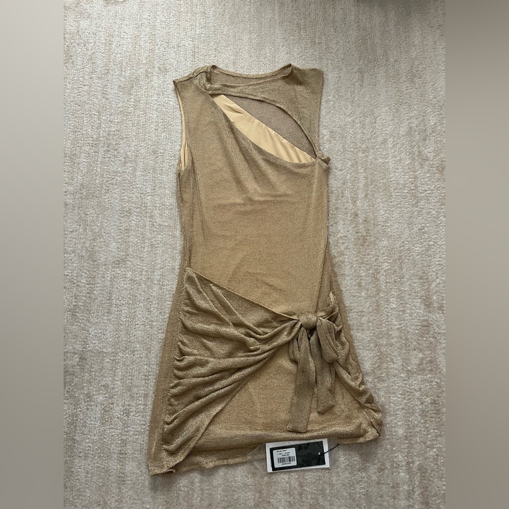 Tiger Mist Gold dress